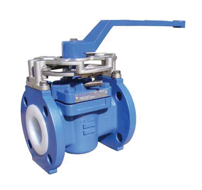 PFA Lined and PTFE Sleeved Plug Valves